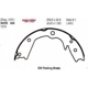 Purchase Top-Quality Rear Parking Brake Shoes by EUROROTOR - 849 pa3
