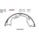 Purchase Top-Quality EUROROTOR - 854 - Rear Parking Brake Shoes pa2