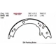 Purchase Top-Quality Rear Parking Brake Shoes by EUROROTOR - 863 pa1