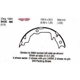 Purchase Top-Quality EUROROTOR - 886 - Rear Parking Brake Shoes pa1