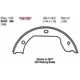 Purchase Top-Quality Rear Parking Brake Shoes by EUROROTOR - 890 pa1