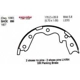 Purchase Top-Quality Rear Parking Brake Shoes by EUROROTOR - 896 pa2