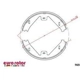 Purchase Top-Quality Rear Parking Brake Shoes by EUROROTOR - 969 pa3