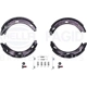 Purchase Top-Quality HELLA PAGID - 355050301 - Rear Parking Brake Shoes pa4