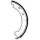 Purchase Top-Quality Rear Parking Brake Shoes by HELLA PAGID - 355050361 pa1