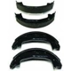 Purchase Top-Quality Rear Parking Brake Shoes by HELLA PAGID - 355050391 pa4