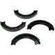 Purchase Top-Quality Rear Parking Brake Shoes by HELLA PAGID - 355050581 pa1