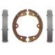 Purchase Top-Quality SILENCER - B869 - Parking Brake Shoe pa1