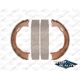 Purchase Top-Quality Rear Parking Brake Shoes by TOP QUALITY - NB-745B pa1