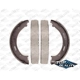 Purchase Top-Quality Rear Parking Brake Shoes by TOP QUALITY - NB-843B pa1