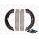 Purchase Top-Quality Rear Parking Brake Shoes by TOP QUALITY - NB-868B pa1