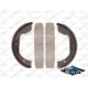 Purchase Top-Quality Rear Parking Brake Shoes by TOP QUALITY - NB-890B pa1