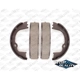 Purchase Top-Quality Rear Parking Brake Shoes by TOP QUALITY - NB-947B pa1
