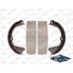 Purchase Top-Quality Rear Parking Brake Shoes by TOP QUALITY - NB-952B pa1