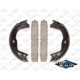 Purchase Top-Quality Rear Parking Brake Shoes by TOP QUALITY - NB-963B pa2