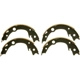 Purchase Top-Quality WAGNER - Z796 - Rear Parking Brake Shoes pa4