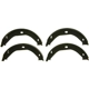 Purchase Top-Quality WAGNER - Z807 - Rear Parking Brake Shoes pa3