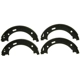 Purchase Top-Quality WAGNER - Z843 - Rear Parking Brake Shoes pa2