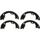 Purchase Top-Quality WAGNER - Z854 - Rear Parking Brake Shoes pa2