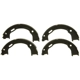 Purchase Top-Quality WAGNER - Z862 - Rear Parking Brake Shoes pa2