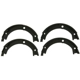Purchase Top-Quality WAGNER - Z933 - Rear Parking Brake Shoes pa2