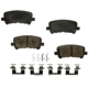 Purchase Top-Quality AGNA BRAKES - CXD1281 - Rear Disc Brake Pad Set pa1