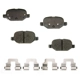 Purchase Top-Quality AGNA BRAKES - CXD1569 - Rear Disc Brake Pad Set pa1