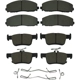Purchase Top-Quality AGNA BRAKES - CXD1779 - Rear Disc Brake Pad Set pa1