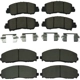 Purchase Top-Quality AGNA BRAKES - CXD1812 - Rear Premium Ceramic Disc Brake Pad Set pa1