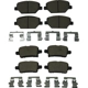 Purchase Top-Quality AGNA BRAKES - CXD1915 - Rear Premium Ceramic Disc Brake Pad Set pa1