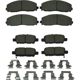 Purchase Top-Quality AGNA BRAKES - CXD1916 - Rear Premium Ceramic Disc Brake Pad Set pa1