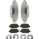 Purchase Top-Quality AGNA BRAKES - CXD1921 - Rear Premium Ceramic Disc Brake Pad Set pa1