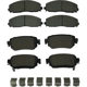 Purchase Top-Quality AGNA BRAKES - CXD1965 - Rear Premium Ceramic Disc Brake Pad Set pa1