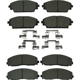 Purchase Top-Quality AGNA BRAKES - CXD2042 - Rear Premium Ceramic Disc Brake Pad Set pa1