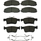 Purchase Top-Quality AGNA BRAKES - CXD2102 - Rear Premium Ceramic Disc Brake Pad Set pa1