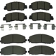 Purchase Top-Quality AGNA BRAKES - CXD2156 - Rear Premium Ceramic Disc Brake Pad Set pa1