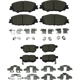 Purchase Top-Quality AGNA BRAKES - CXD2169 - Rear Premium Ceramic Disc Brake Pad Set pa1