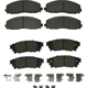 Purchase Top-Quality AGNA BRAKES - CXD2189 - Rear Premium Ceramic Disc Brake Pad Set pa1