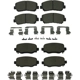 Purchase Top-Quality AGNA BRAKES - CXD2200 - Rear Premium Ceramic Disc Brake Pad Set pa1