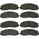 Purchase Top-Quality AGNA BRAKES - CXD2219 - Rear Premium Ceramic Disc Brake Pad Set pa1