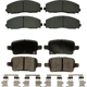 Purchase Top-Quality AGNA BRAKES - CXD2309 - Rear Premium Ceramic Disc Brake Pad Set pa1