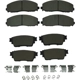 Purchase Top-Quality AGNA BRAKES - CXD2383 - Rear Premium Ceramic Disc Brake Pad Set pa1