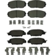 Purchase Top-Quality AGNA BRAKES - CXD2417 - Rear Premium Ceramic Disc Brake Pad Set pa1