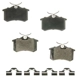 Purchase Top-Quality AGNA BRAKES - CXD340 - Rear Disc Brake Pad Set pa1