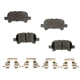 Purchase Top-Quality AGNA BRAKES - CXD828 - Rear Premium Ceramic Disc Brake Pad Set pa1