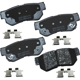 Purchase Top-Quality Plaquettes de frein arrière en céramique qualité supérieur de BENDIX - SBC813 pa1