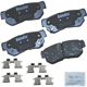 Purchase Top-Quality Rear Premium Ceramic Pads by BENDIX - CFC813 pa1