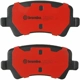 Purchase Top-Quality BREMBO - P86021N - Rear Premium Ceramic Pads pa9