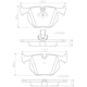 Purchase Top-Quality Rear Premium Ceramic Pads by BREMBO - P06020N pa6