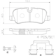 Purchase Top-Quality BREMBO - P44013N - Plaquettes de frein arrière en céramique qualité supérieur pa6